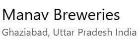 Manav Brewries logo