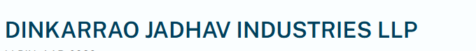 DINKAR RAO JADHAV INDUSTRIES LLP. logo