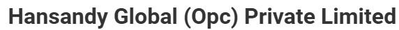 HANSANDY GLOBAL(OPC) PVT LIMITED logo