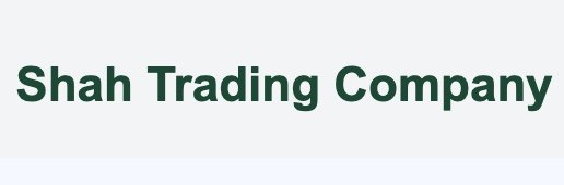 Shah Trading Company logo