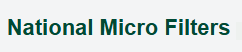 National Micro Filters logo