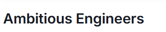 Ambitious Engineers logo