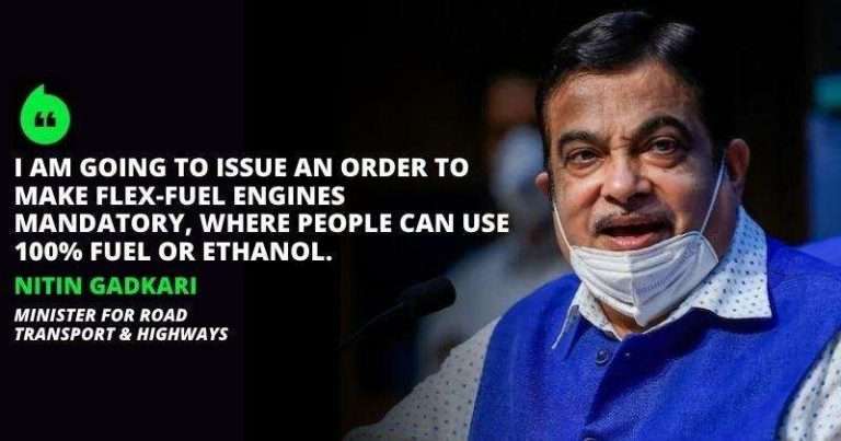 India To Get Cheaper Ethanol-Based Flex-Fuel Engines: Nitin Gadkari