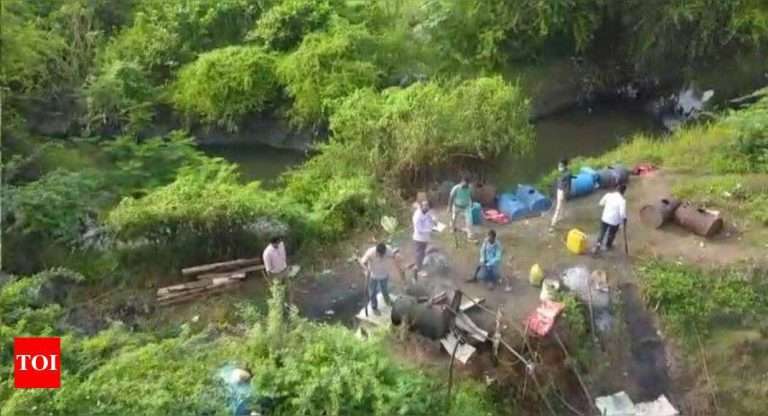 In Vadodara Cops use drones to spot liquor breweries