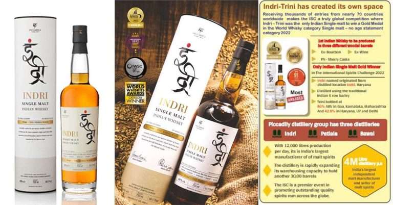 The only Indian Single Malt to win a Gold in The International Spirits Challenge 2022