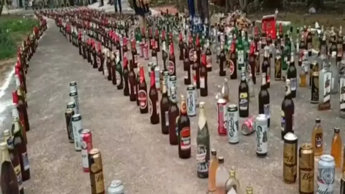 Over 10,000 bottles of illicit liquor destroyed in Delhi: Excise dept