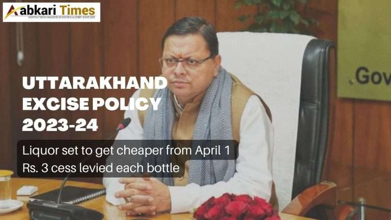 Uttarakhand nods to a new excise policy, include checks to reduce smuggling of alcohol from U.P.