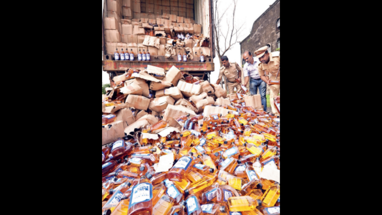 Telangana State losing Rs 150 crore every month to liquor smugglers