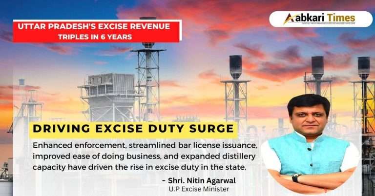 U.P’s Excise Revenue Triples in 6 Years, Contributing ₹42,000 Crore to State’s Earning