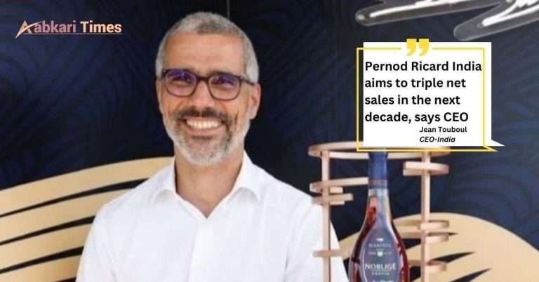 Pernod Ricard India Achieves Record Revenue of Over Rs 25,000 Crore in FY23, Aims to Triple Revenue says Jean Touboul