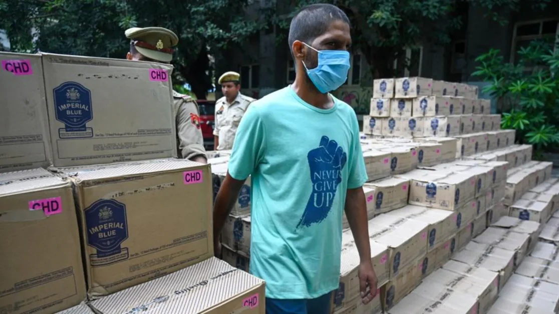 Noida police have confiscated foreign liquor valued at ₹1 crore