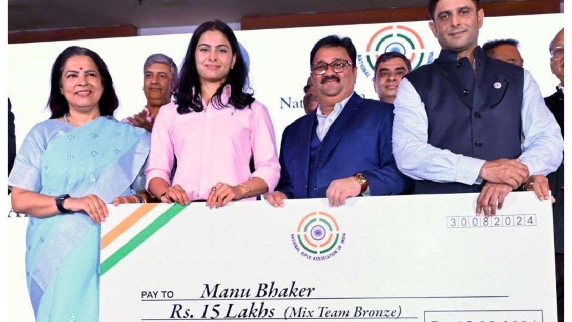 Pernod Ricard India has teamed up with the National Rifle Association of India to honor the medallists from the Paris Olympic