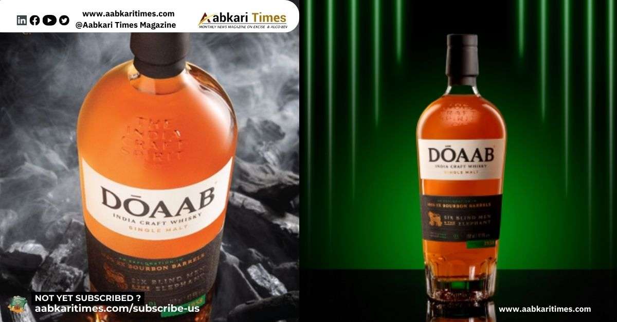 Globus Spirits Limited, a major player in the liquor industry, has launched a new Indian single malt whisky called DŌAAB India Craft Whisky