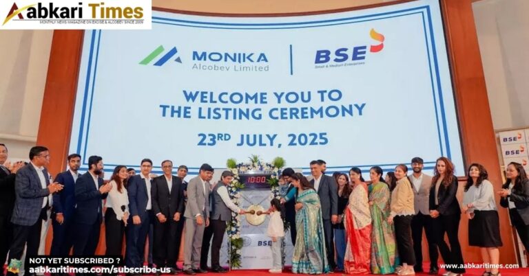 Monika Alcobev Makes Stock Market Debut, Marks Milestone for India’s Premium Liquor Industry