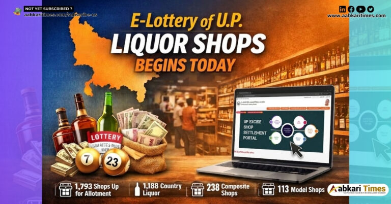 E-Lottery of U.P. Liquor Shops Begins Today