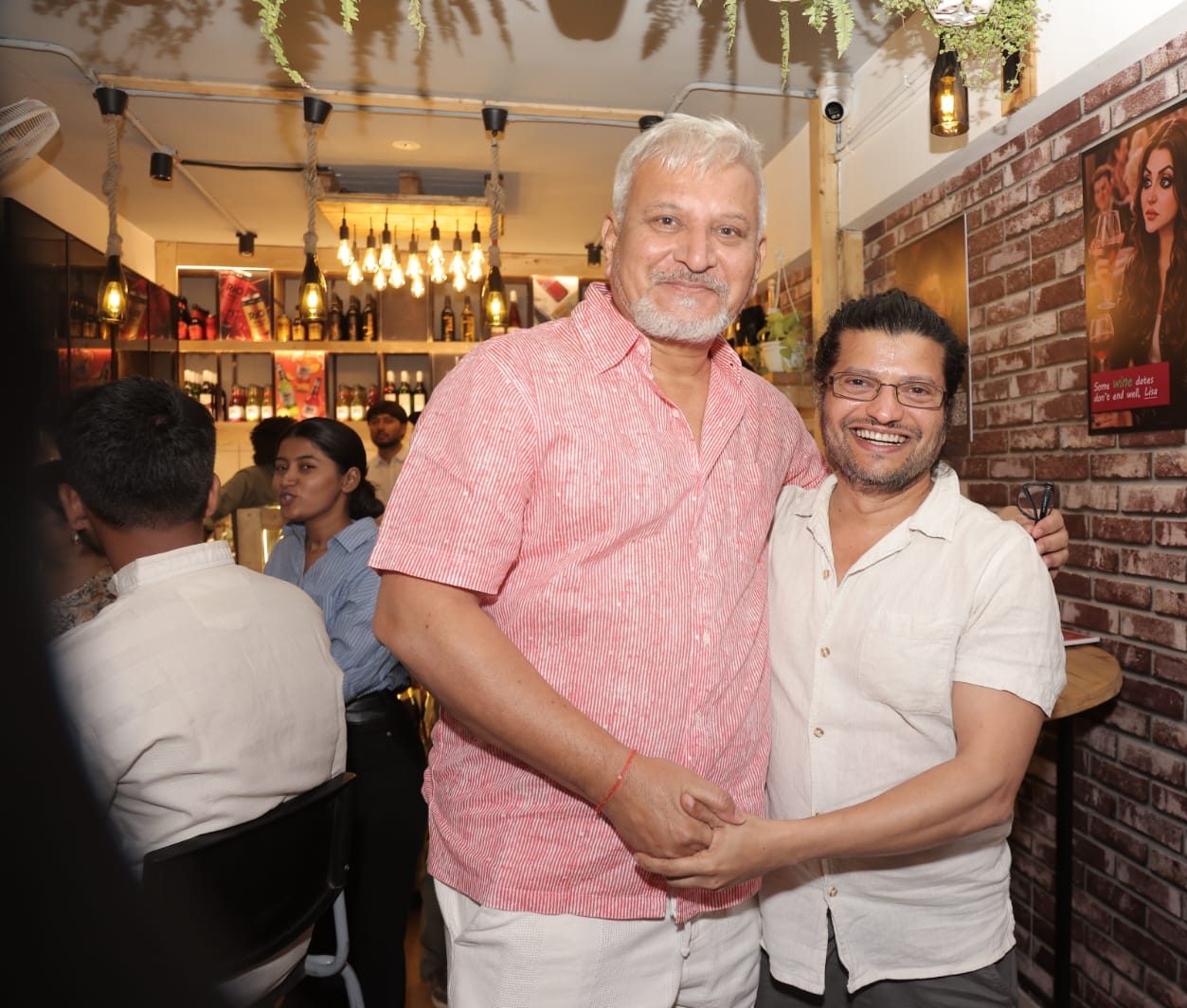 Exterior view of Grape Escape wine café at Ananta Arcade Pathardi Phata Nashik