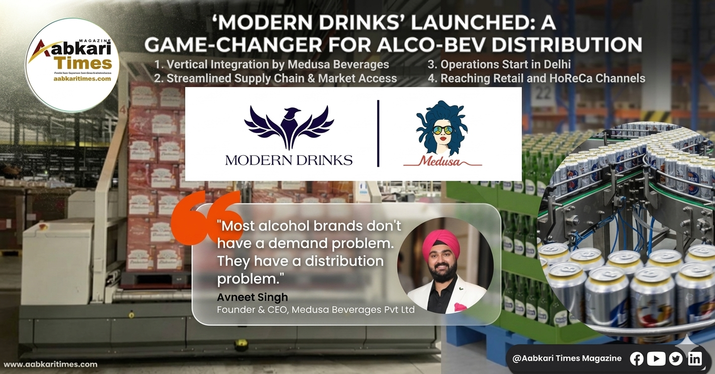 Medusa Beverages Launches Modern Drinks to Address Distribution Challenges in India’s AlcoBev Sector