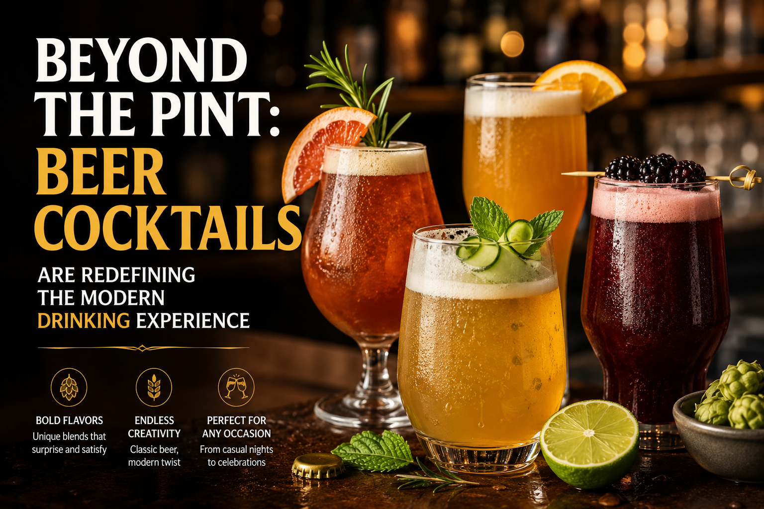 Beyond the Pint: Beer Cocktails Are Redefining the Modern Drinking Experience