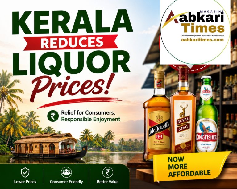 Kerala Reduces Liquor Prices; New Alcohol Rates Effective Across State from Today