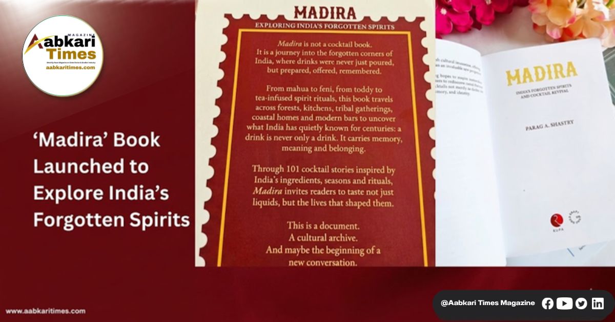 ‘Madira’ Book Launched to Explore India’s Forgotten Spirits