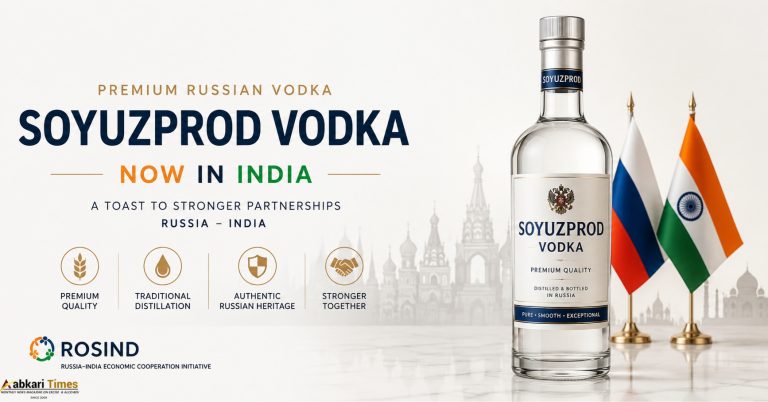Soyuzprod Vodka Makes Its Debut in India, Strengthening India-Russia Trade Ties