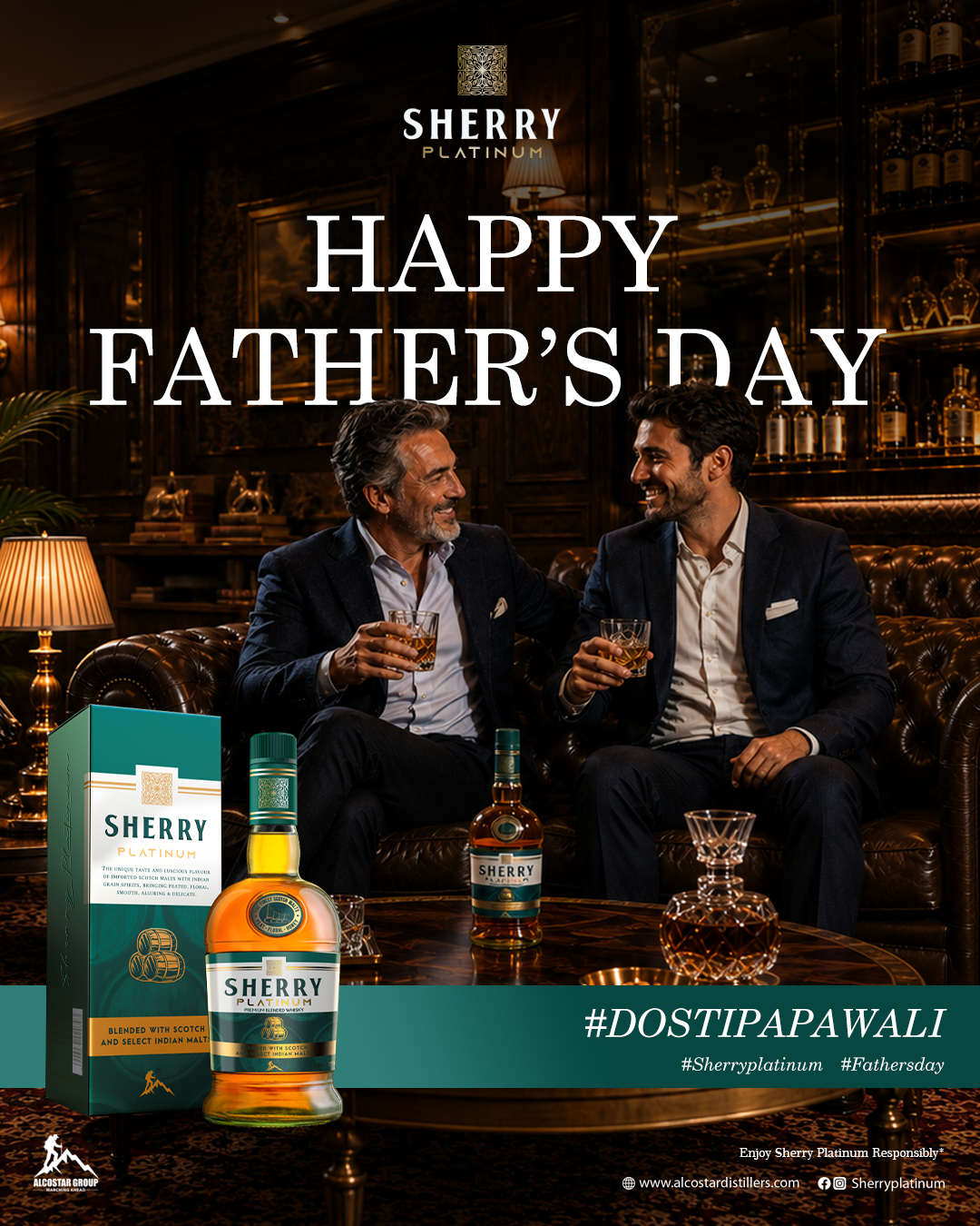 Sherry Platinum Whisky Launches Father's Day Film #DostiPapaWali