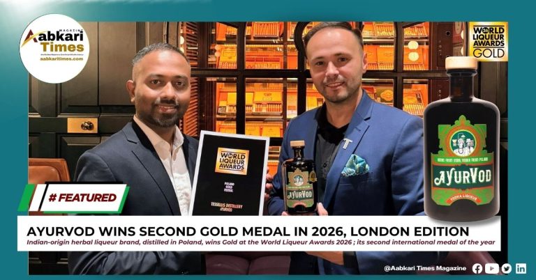 Indian Herbal Liqueur Ayurvod Wins 2nd Gold Medal in 2026 at World Liqueur Awards, London