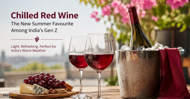 Chilled Red Wine Gains Popularity Among Young Indian Consumers During Summer