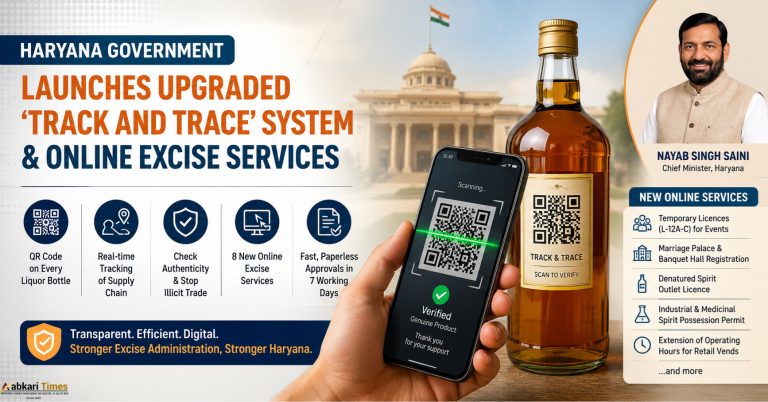 Haryana Launches Advanced QR-Based Liquor Tracking System, Expands Digital Excise Services