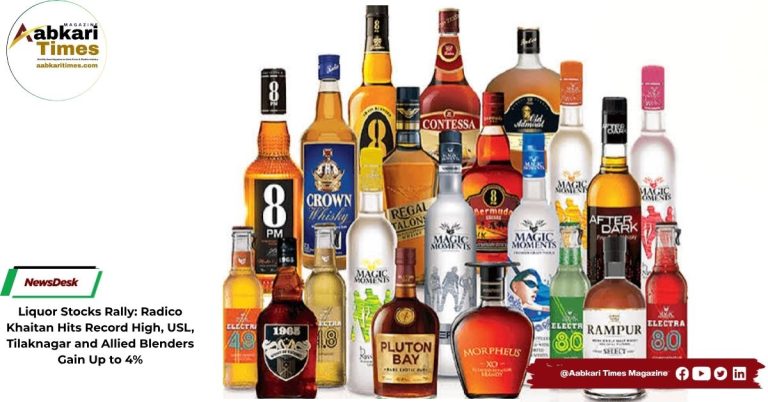 Liquor Stocks Rally: Radico Khaitan Hits Record High, USL, Tilaknagar and Allied Blenders Gain Up to 4%