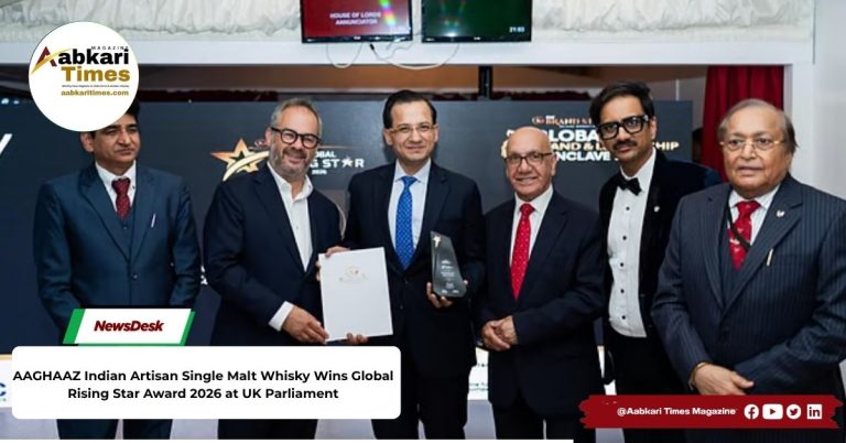 AAGHAAZ Indian Artisan Single Malt Whisky Wins Global Rising Star Award 2026 at UK Parliament