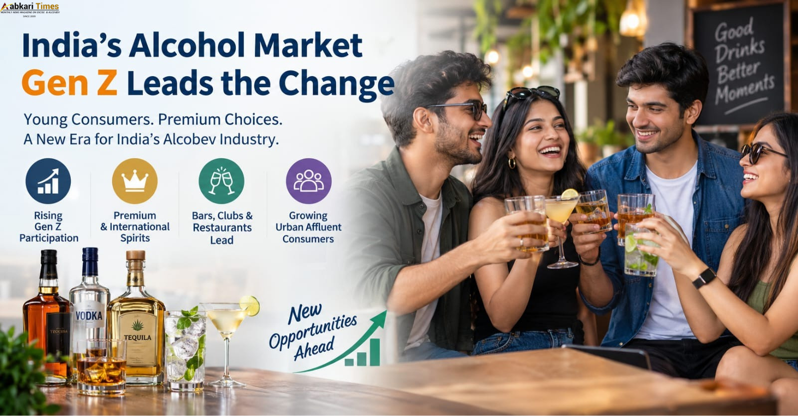 Gen Z Is Drinking More in India as Boomers Cut Back: IWSR Data Shows a Shift in 2026