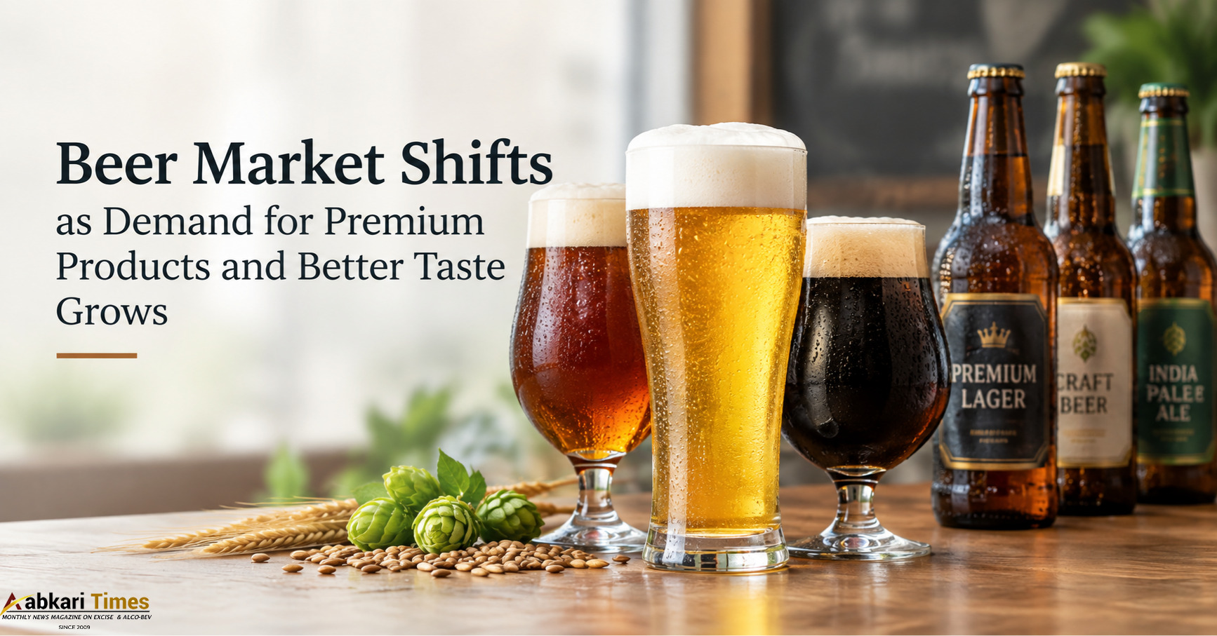 Beer Market Shifts as Demand for Premium Products and Better Taste Grows