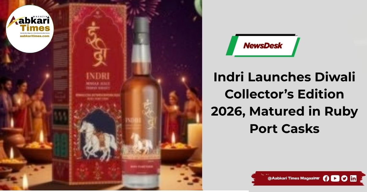 Indri Launches Diwali Collector’s Edition 2026, Matured in Ruby Port Casks