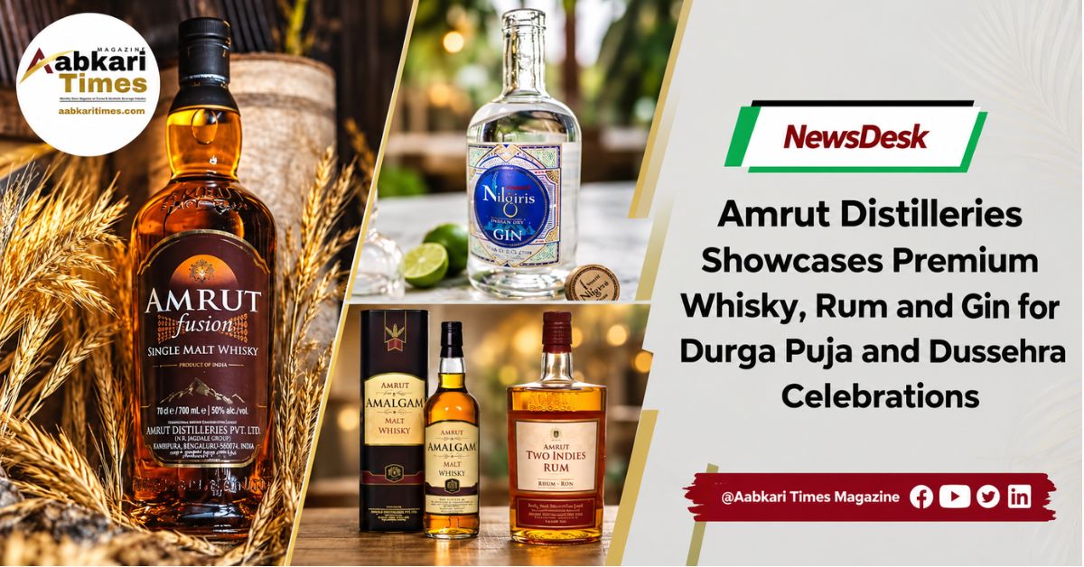 Amrut Distilleries Showcases Premium Whisky, Rum and Gin for Durga Puja and Dussehra Celebrations