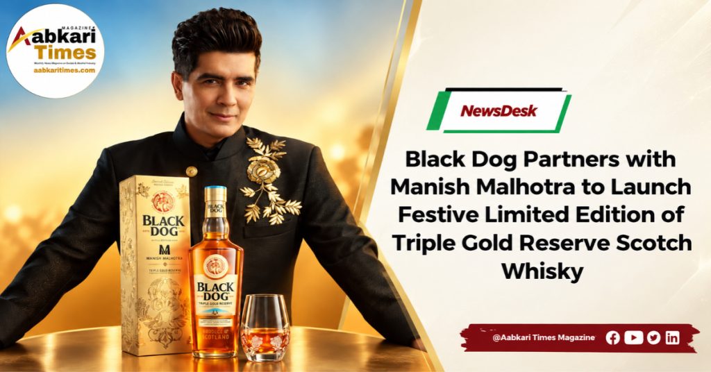 Black Dog Partners with Manish Malhotra to Launch Festive Limited Edition of Triple Gold Reserve Scotch Whisky