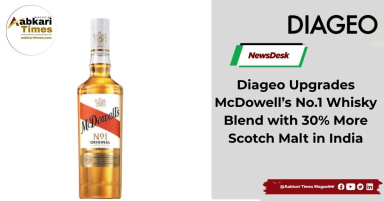 Diageo Upgrades McDowell’s No.1 Whisky Blend with 30% More Scotch Malt in India