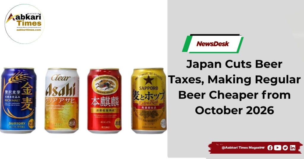 Japan Cuts Beer Taxes, Making Regular Beer Cheaper from October 2026