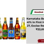 Karnataka Beer Sales Surge 41% in First Half of FY 2026-27, Excise Revenue Crosses ₹22,000 Crore